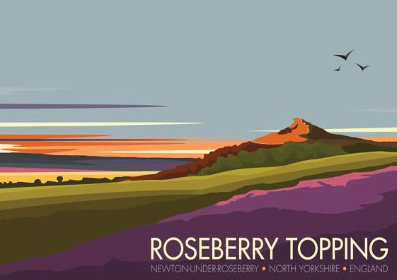 Roseberry Topping - Rail Prints